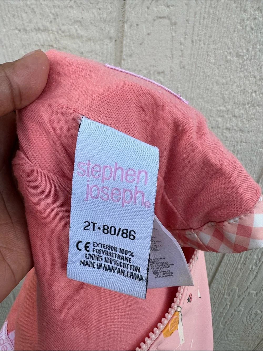 Stephen Joseph Raincoat - Strawberry Fields Girls Raincoat Sz 2T